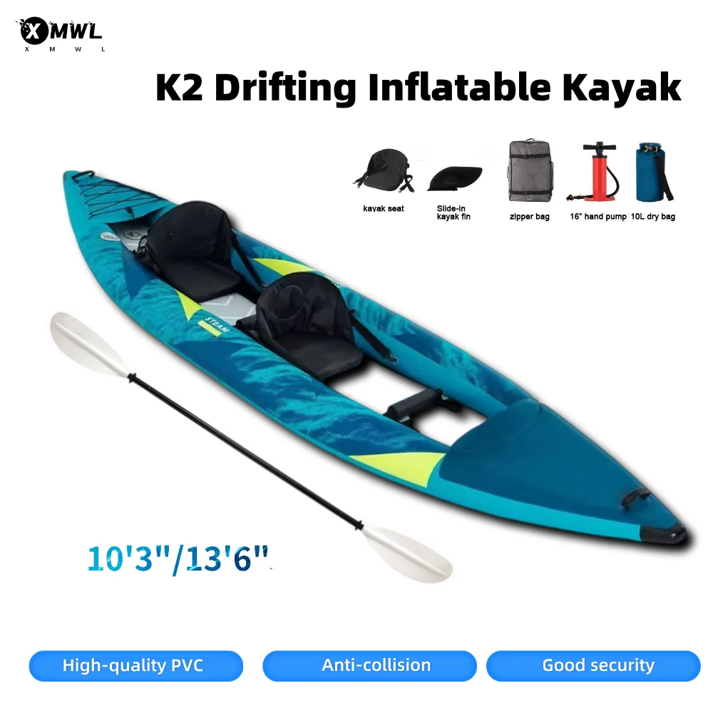 Canoe Kayak Inflatable Boat 1- - Fishing Kayak Seat review and price