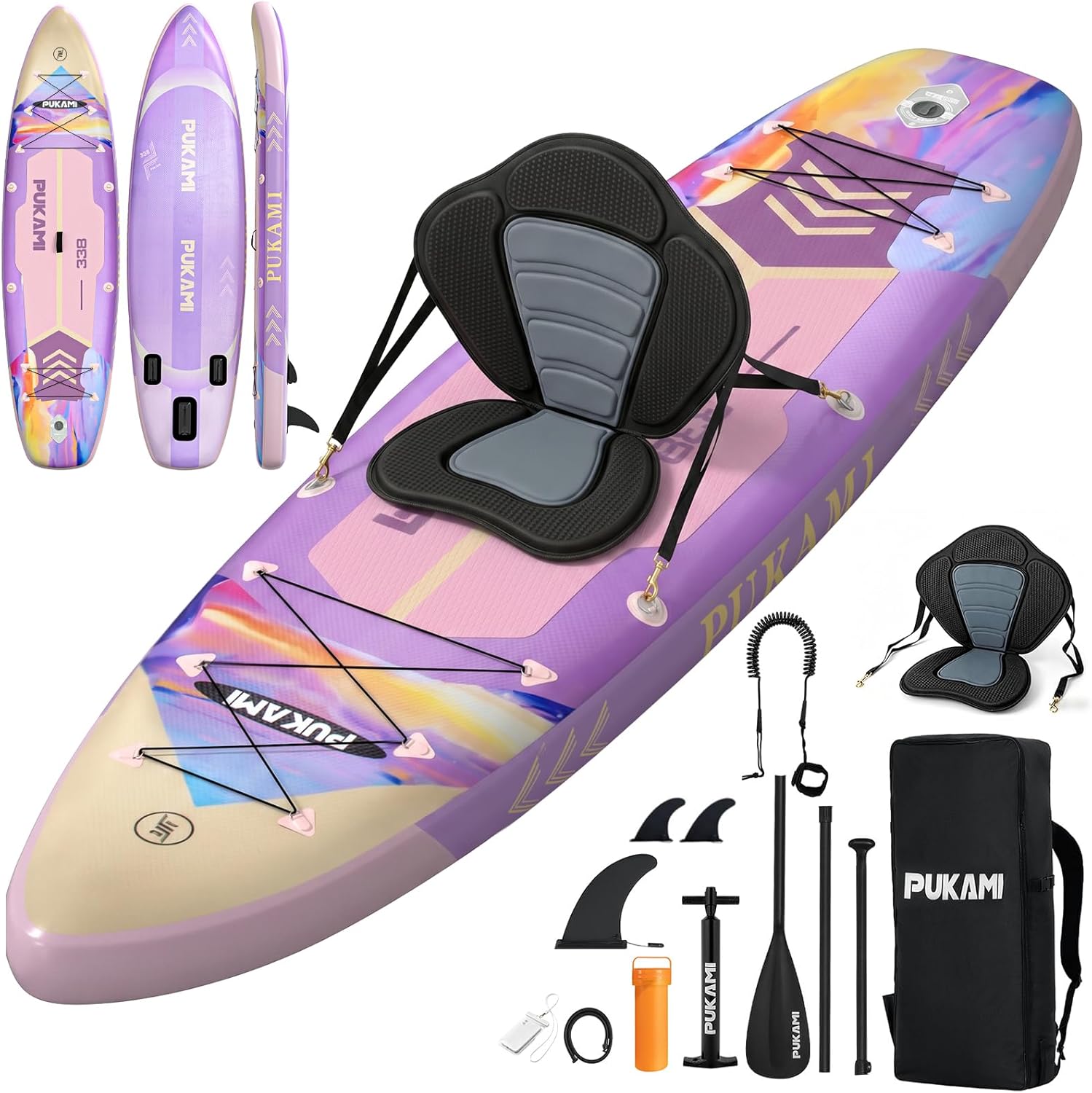 Extra Wide Inflatable Stand Up - Fishing Kayak Seat review and price
